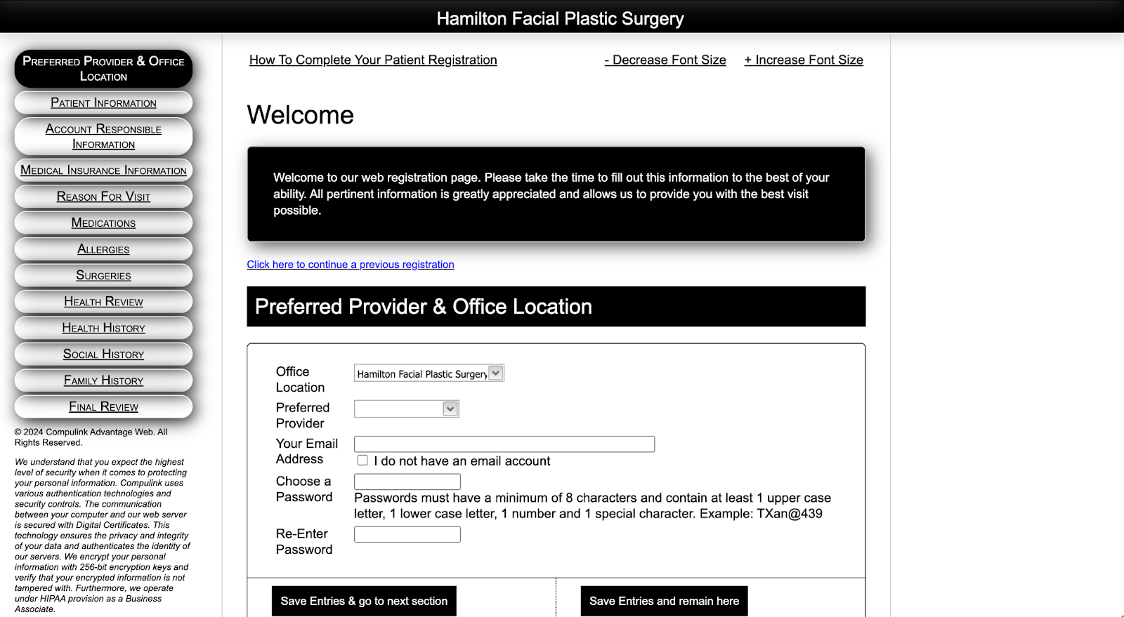 HFPS Patient Portal